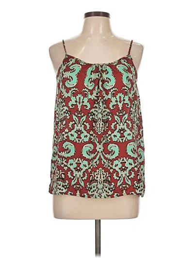 Pre-owned The Limited Tank Top Red Halter Neckline Tops