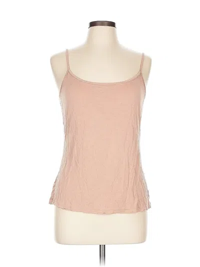 Pre-owned The Limited Tank Top Tan Strapless Neckline Tops In Brown