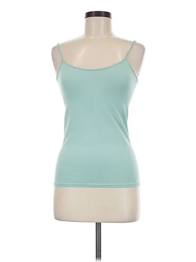 Pre-owned The Limited Tank Top Teal Strapless Neckline Tops