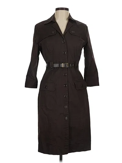 Pre-owned The Limited Trenchcoat In Brown