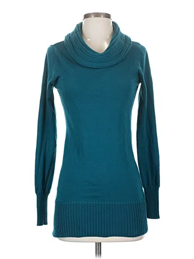 Pre-owned The Limited Turtleneck Sweater In Blue