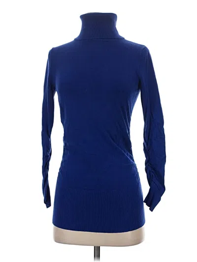 Pre-owned The Limited Turtleneck Sweater In Blue