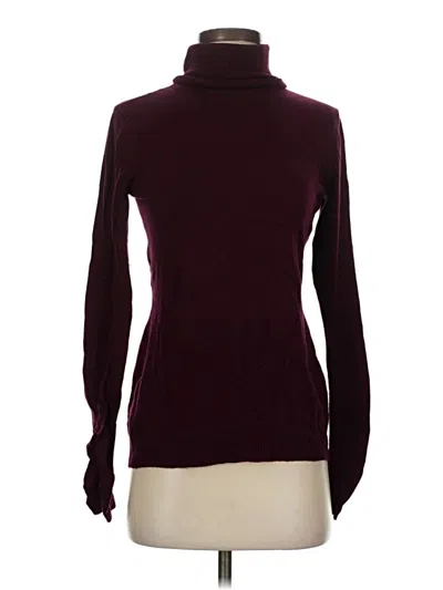 Pre-owned The Limited Turtleneck Sweater In Burgundy
