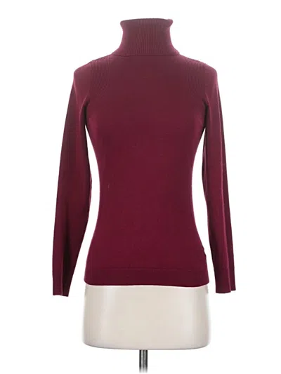 Pre-owned The Limited Turtleneck Sweater In Burgundy