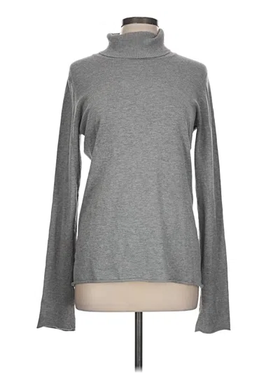 Pre-owned The Limited Turtleneck Sweater In Gray