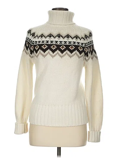 Pre-owned The Limited Turtleneck Sweater In Ivory