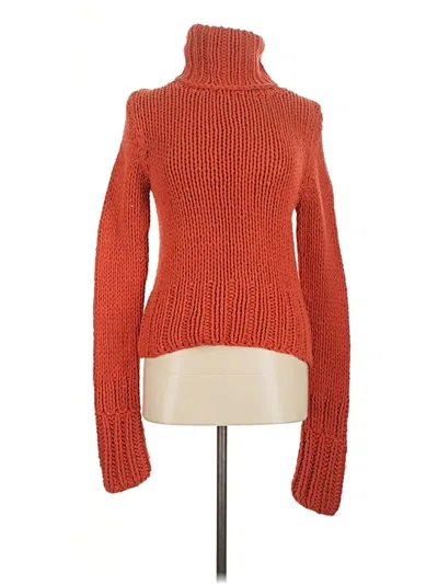 Pre-owned The Limited Turtleneck Sweater In Orange