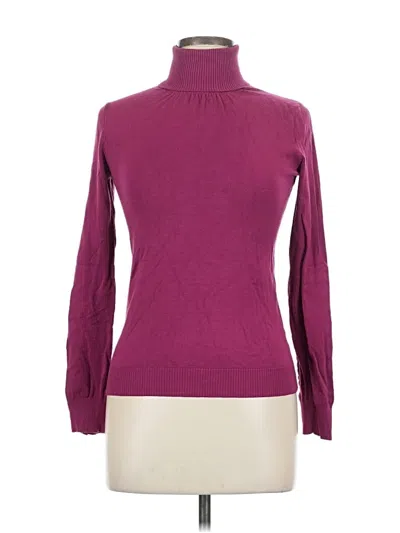 Pre-owned The Limited Turtleneck Sweater In Purple