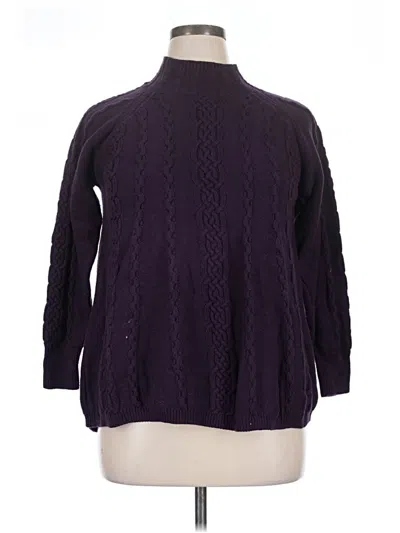 Pre-owned The Limited Turtleneck Sweater In Purple