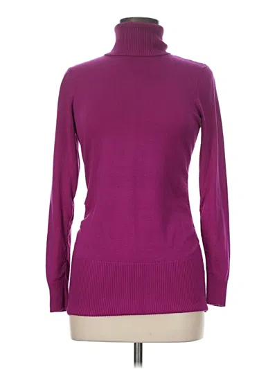 Pre-owned The Limited Turtleneck Sweater In Purple