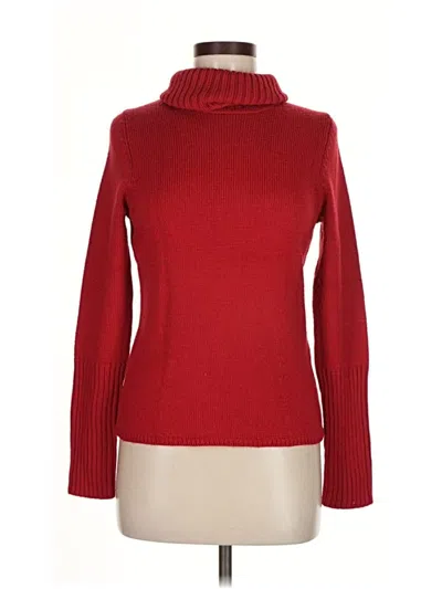 Pre-owned The Limited Turtleneck Sweater In Red