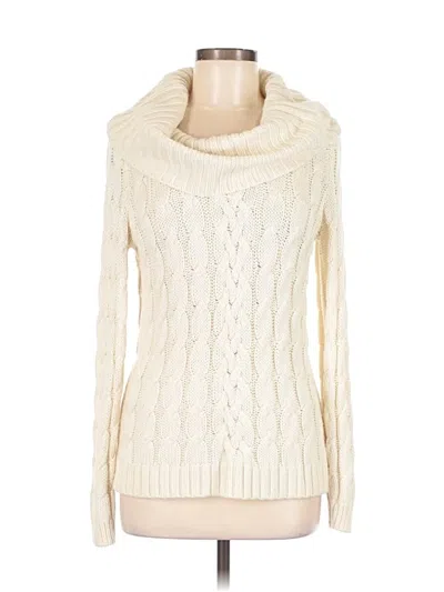 Pre-owned The Limited Turtleneck Sweater In White