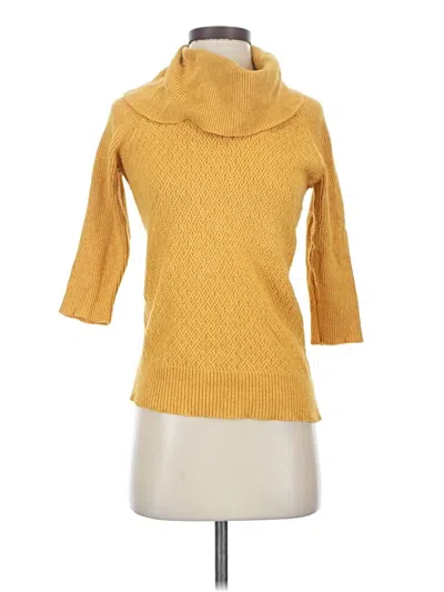 Pre-owned The Limited Turtleneck Sweater In Yellow