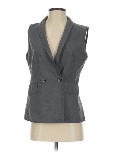 Pre-owned The Limited Vest In Gray