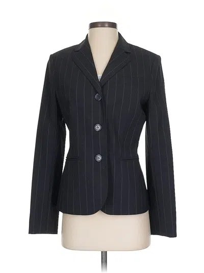 Pre-owned The Limited Wool Blazer Jacket In Black