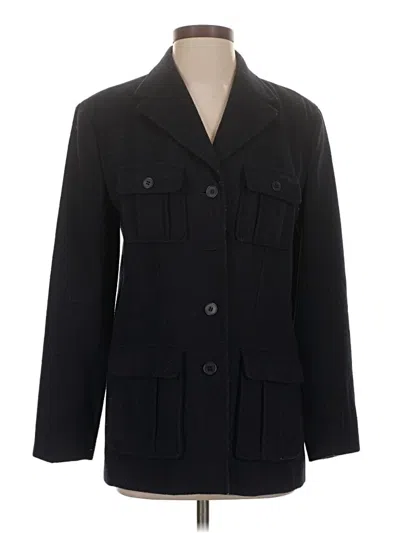Pre-owned The Limited Wool Blazer Jacket In Black