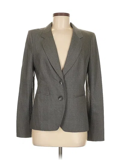 Pre-owned The Limited Wool Blazer Jacket In Gray