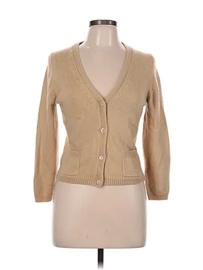 Pre-owned The Limited Wool Cardigan Sweater In Brown