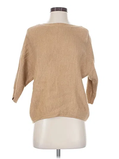 Pre-owned The Limited Wool Cardigan Sweater In Tan
