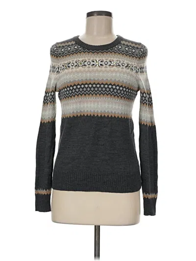 Pre-owned The Limited Wool Pullover Sweater In Gray