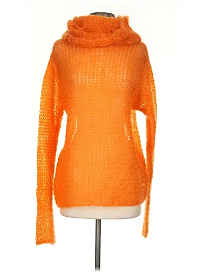 Pre-owned The Limited Wool Pullover Sweater In Orange