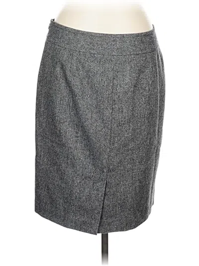 Pre-owned The Limited Wool Skirt In Gray
