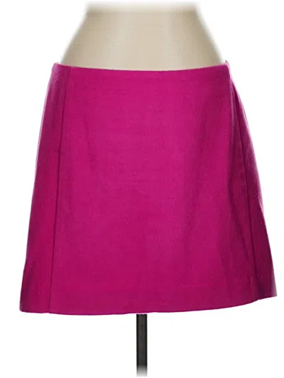 Pre-owned The Limited Wool Skirt In Pink