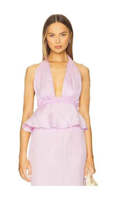 The Line By K Althea Top In Pink