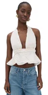 The Line By K Althea Top White In White