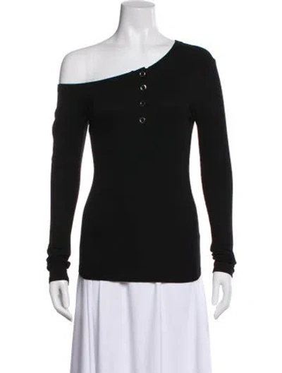Pre-owned The Line By K Asymmetrical Long Sleeve Top W/ Tags In Gray