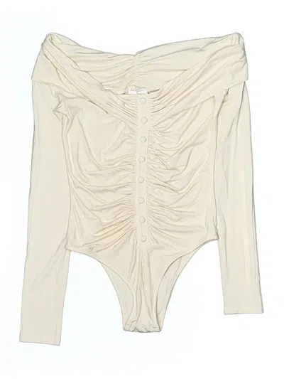 Pre-owned The Line By K Bodysuit In Ivory