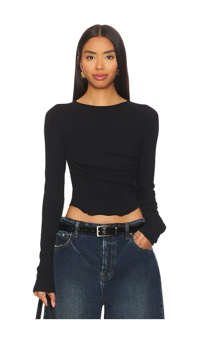 The Line By K Cathal T-shirt In Black