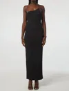THE LINE BY K CECI STRAPPY DRESS IN BLACK