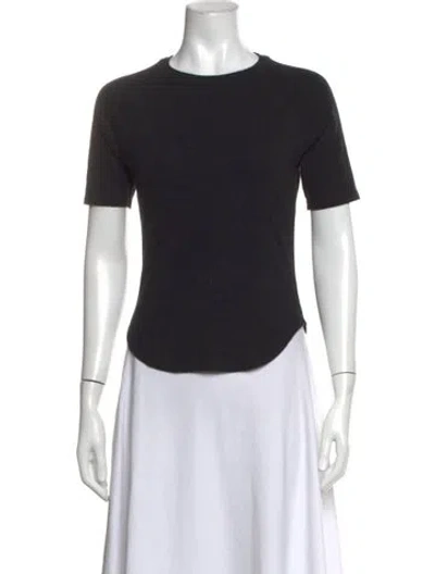 Pre-owned The Line By K Crew Neck Short Sleeve T-shirt In Black