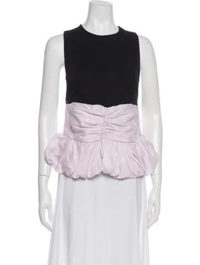 Pre-owned The Line By K Crew Neck Sleeveless Top W/ Tags In Multi