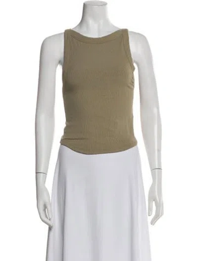 Pre-owned The Line By K Crew Neck Sleeveless Top W/ Tags In Neutral