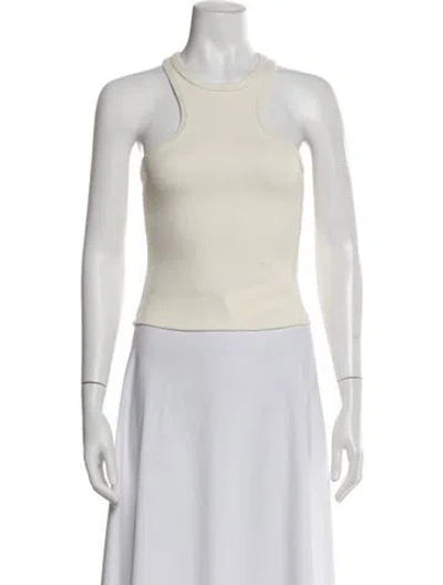 Pre-owned The Line By K Crew Neck Sleeveless Top W/ Tags In Neutral