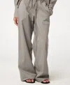 The Line By K Dovi Pant In Pinstripe In Multi