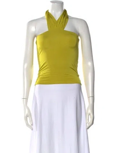 Pre-owned The Line By K Halterneck Sleeveless Top W/ Tags In Black