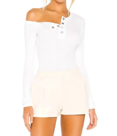 The Line By K Harley Long Sleeve Top In White