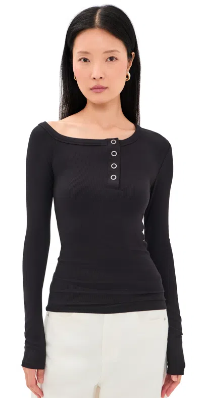 The Line By K Harley Tee Black