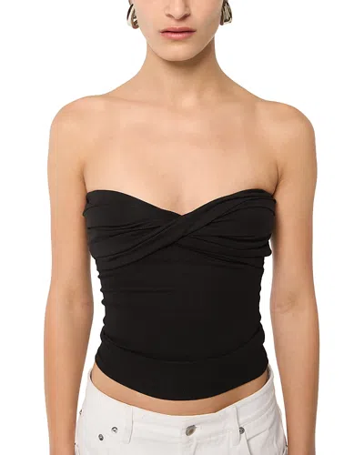 The Line By K Izzy Tube Top In Black