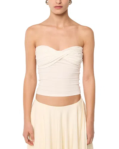 The Line By K Izzy Tube Top In White