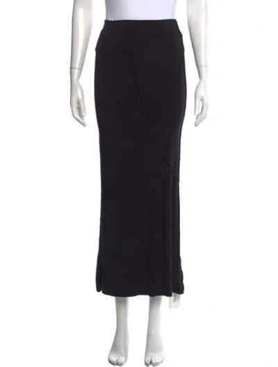 Pre-owned The Line By K Long Skirt In Black
