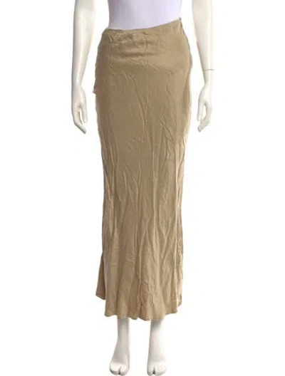 Pre-owned The Line By K Long Skirt In Neutral