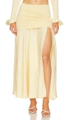 The Line By K Mari Skirt In Buttercream