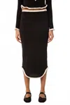 The Line By K Marion Skirt In Black In Black