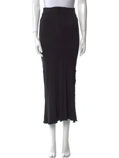 Pre-owned The Line By K Midi Length Skirt In Black