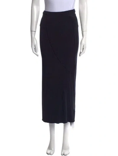 Pre-owned The Line By K Midi Length Skirt In Black