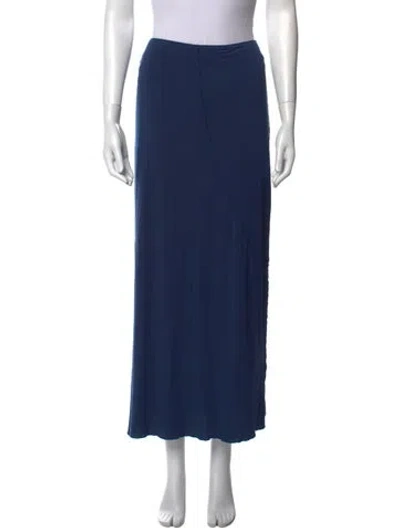 Pre-owned The Line By K Midi Length Skirt In Blue